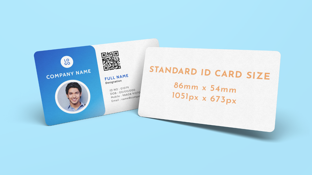 ID Card Size | ID Card Size Template | Infinity Prints